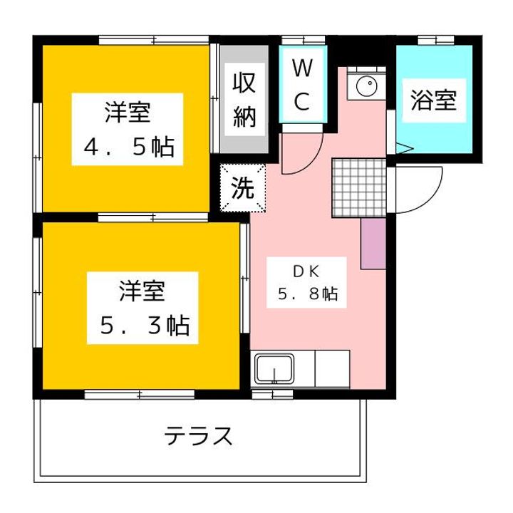 T・HOUSEの間取り