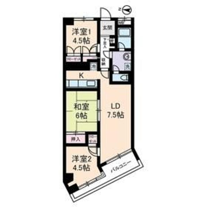 カーサピノの間取り