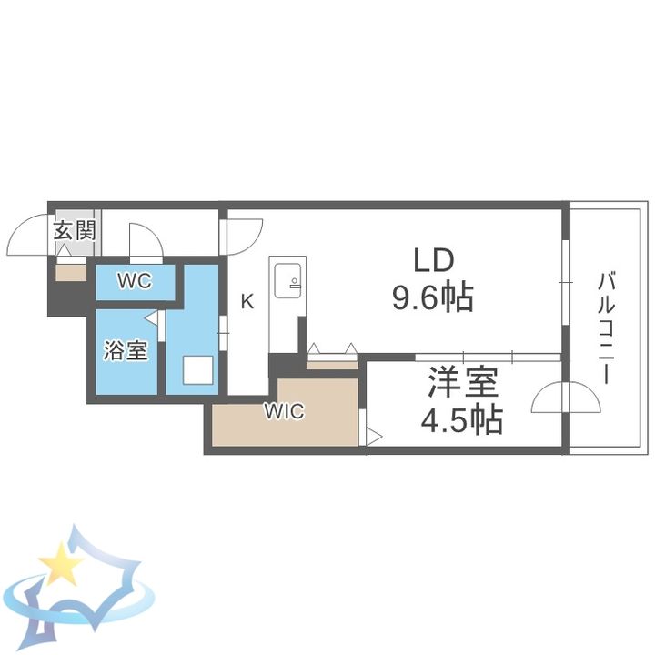 アルファスクエア南5条東の間取り