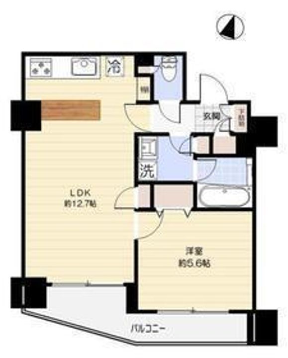 東京都千代田区神田神保町3(マンション)の賃貸物件の間取り