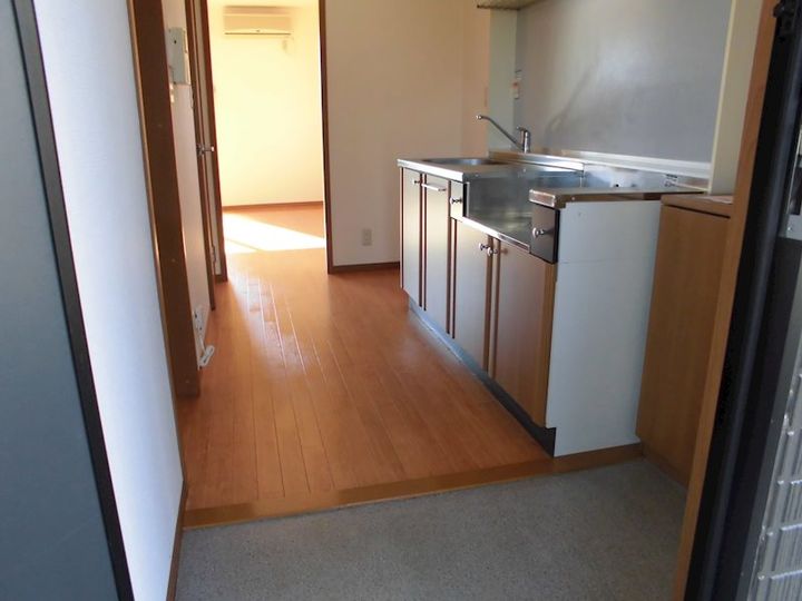 マイステージ17番館Bの玄関