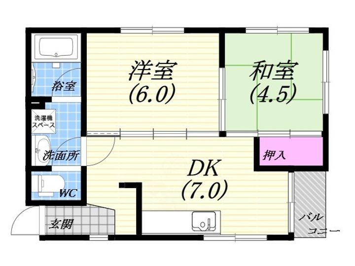 JUN芦屋の間取り