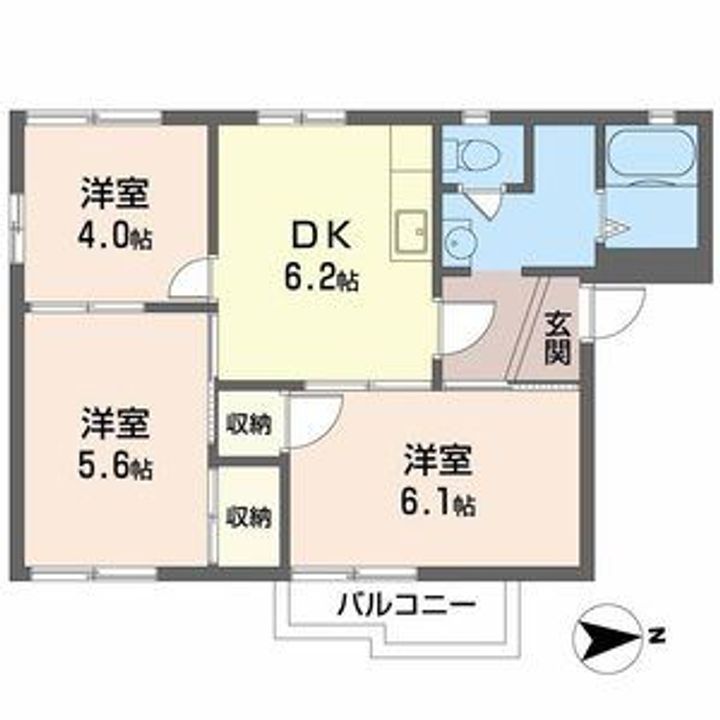 サニーコーポの間取り