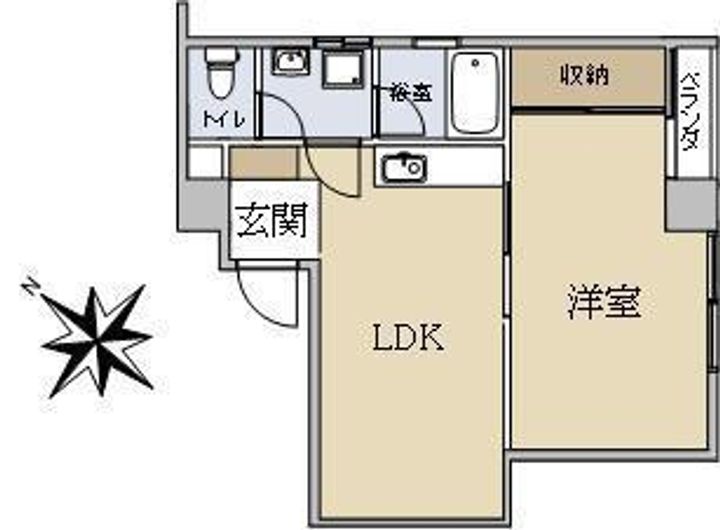 北千住シャルダンマンションの間取り