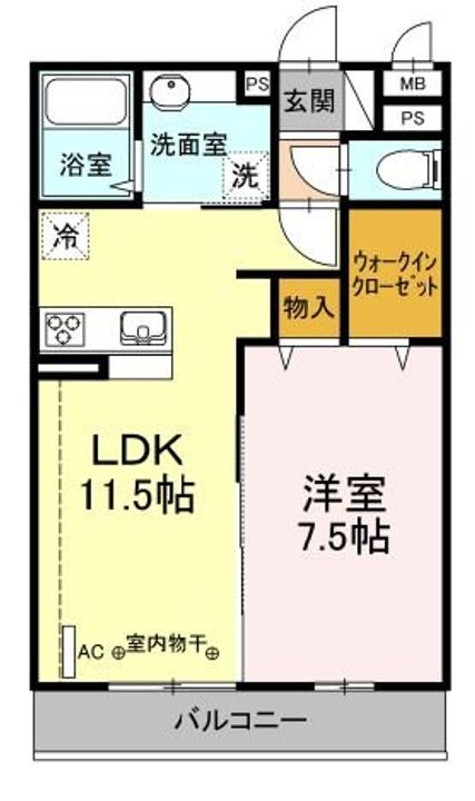 サーフィスポート滝の川Iの間取り