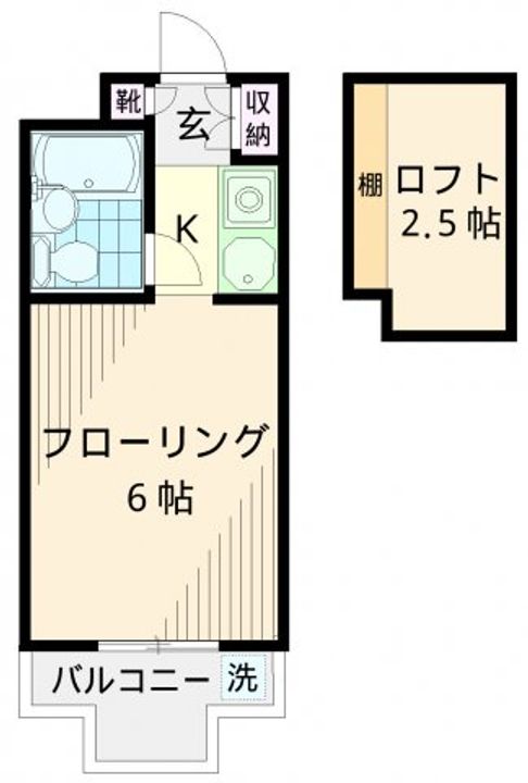 東京都杉並区下高井戸1(マンション)の賃貸物件の間取り