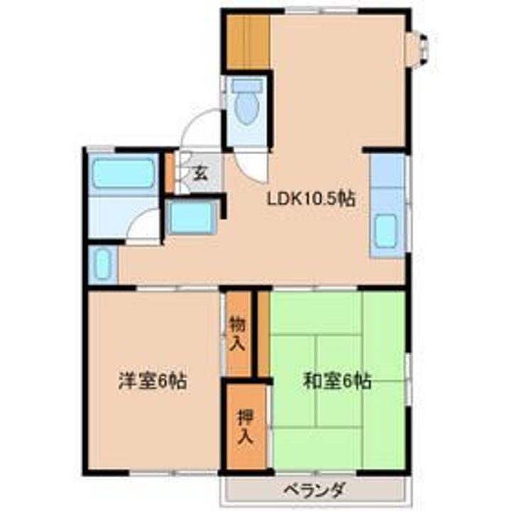 グリーンウッドBの間取り