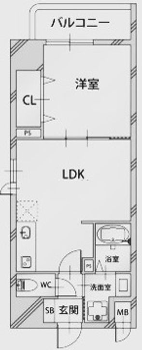 東京都台東区竜泉2(マンション)の賃貸物件の間取り
