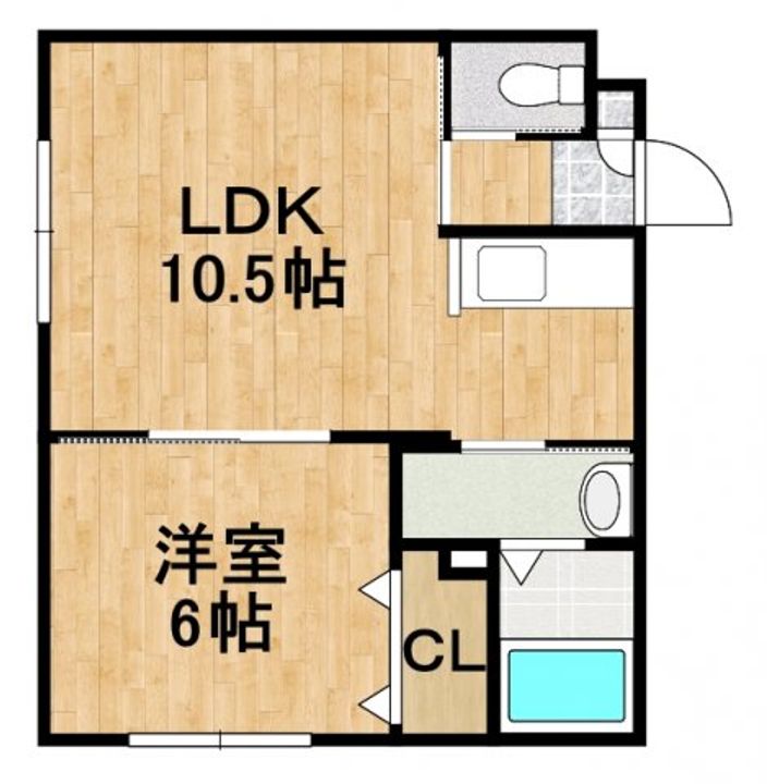 Ruhe Raum北栄の間取り