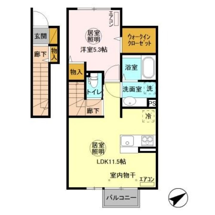 フォレストメゾン深芝の間取り