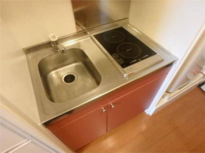 神奈川県川崎市多摩区菅野戸呂(アパート)の賃貸物件のキッチン