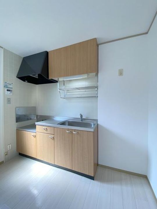 広島県広島市安佐北区亀山1(アパート)の賃貸物件のキッチン