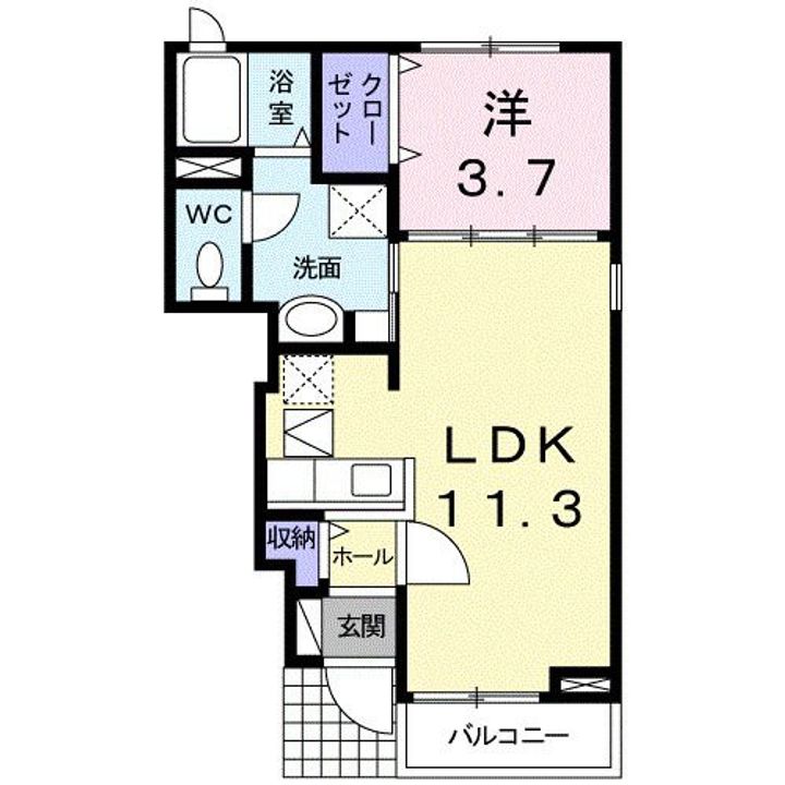 スモールウッズタウン唐津の間取り