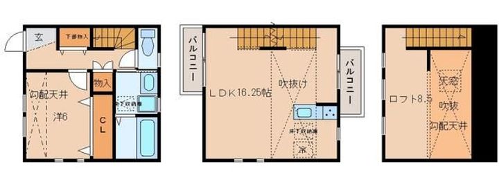 メゾン風月(M1)の間取り