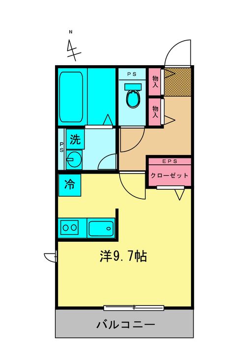 メゾン2438の間取り
