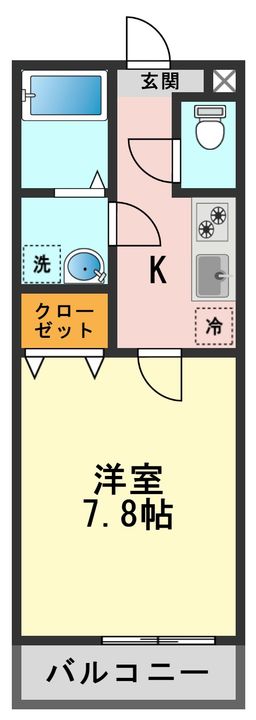 東京都江戸川区西小岩2(マンション)の賃貸物件の間取り