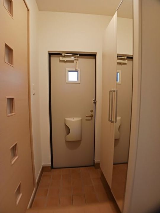 新潟県新潟市北区太田(アパート)の賃貸物件の玄関