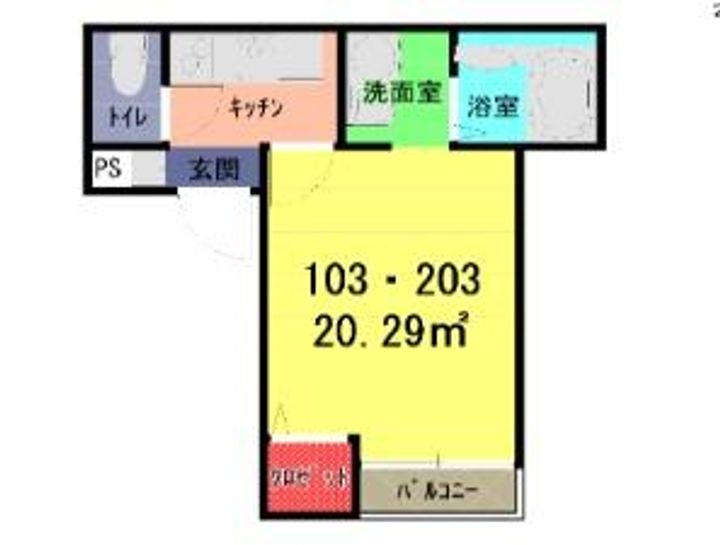 ソレイユ春日部南の間取り