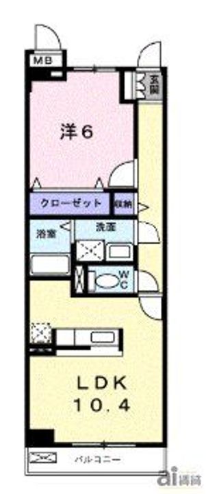 東京都清瀬市野塩3(マンション)の賃貸物件の間取り