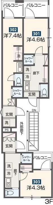 MELDIA東向島IIの間取り