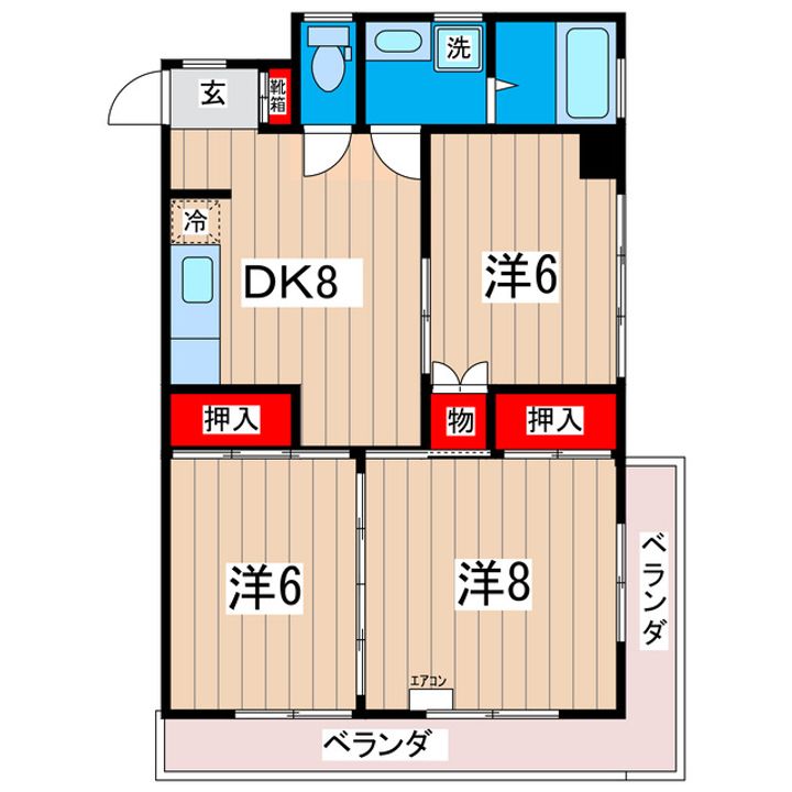 ラフォーレ高萩の間取り