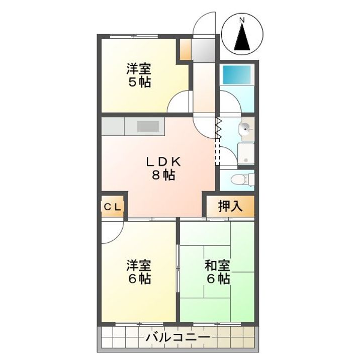 アベニュー長嶋の間取り
