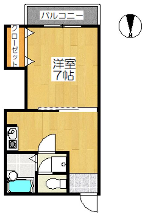 クリスタルコートIの間取り