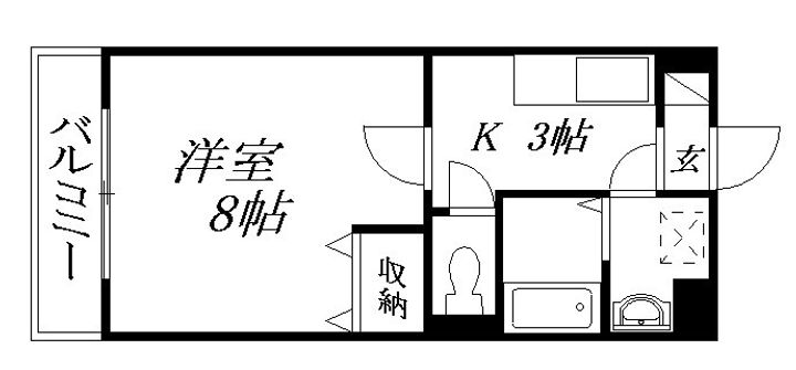 静岡県浜松市中央区瓜内町(マンション)の賃貸物件の間取り