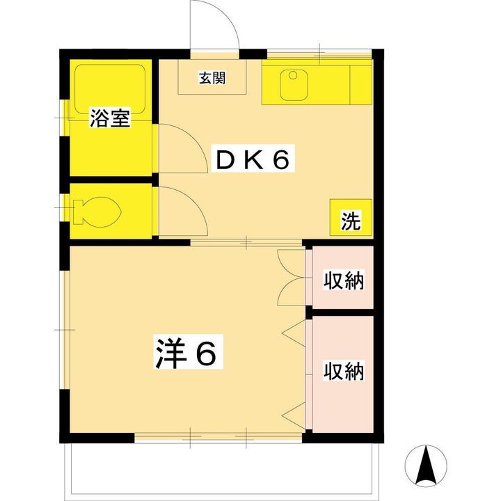 杉本コーポの間取り