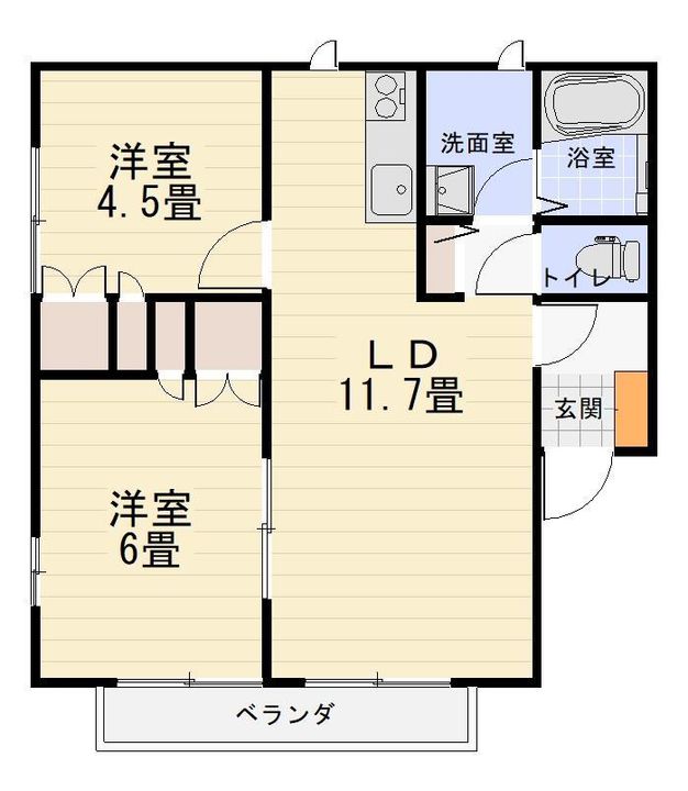 パレスフィールド環の間取り