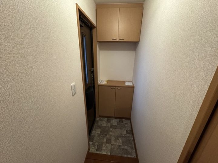 エスポワール加美 B棟の玄関