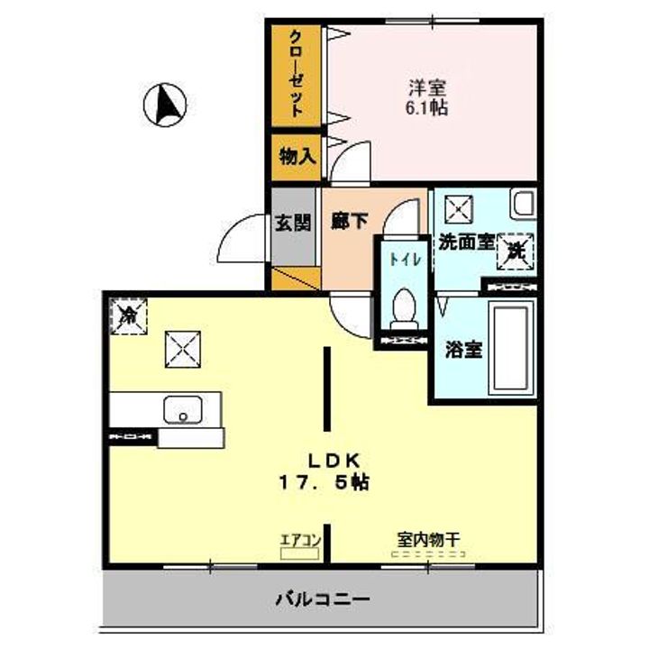 ベルヴィラージュ Bの間取り