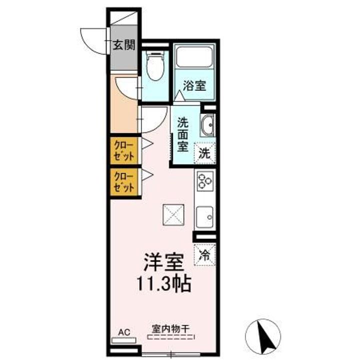 アエルビーレの間取り