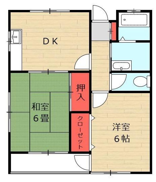 ムサシノコーポの間取り