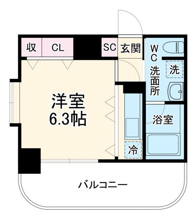 グリフィン横浜・天王町弐番館の間取り
