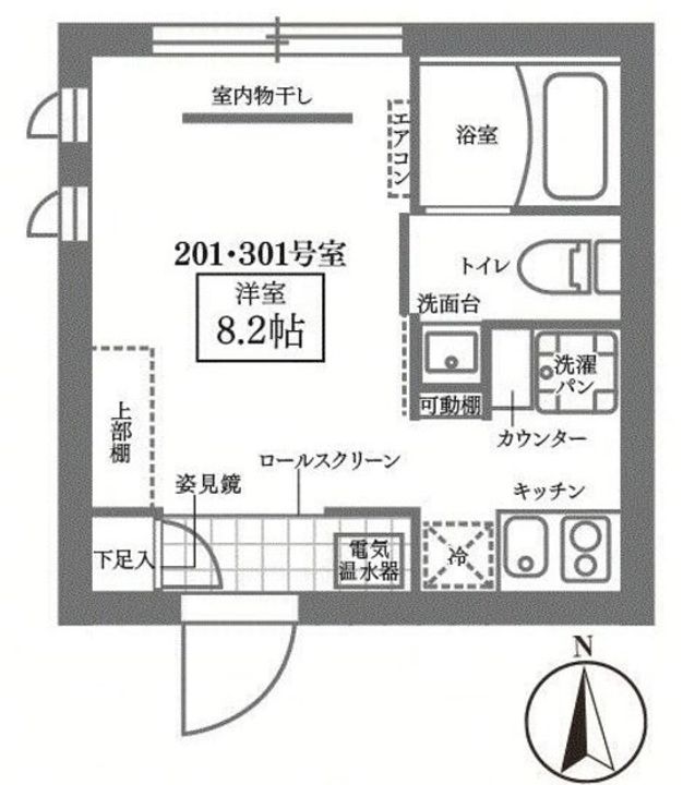 COCOCUBE新御徒町 Eastの間取り
