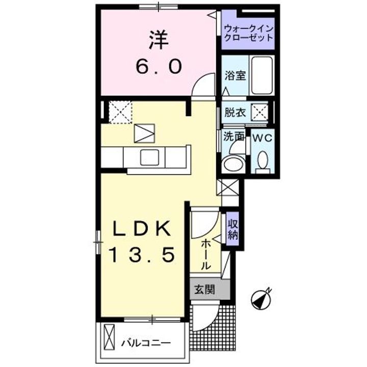 ラフレシールの間取り
