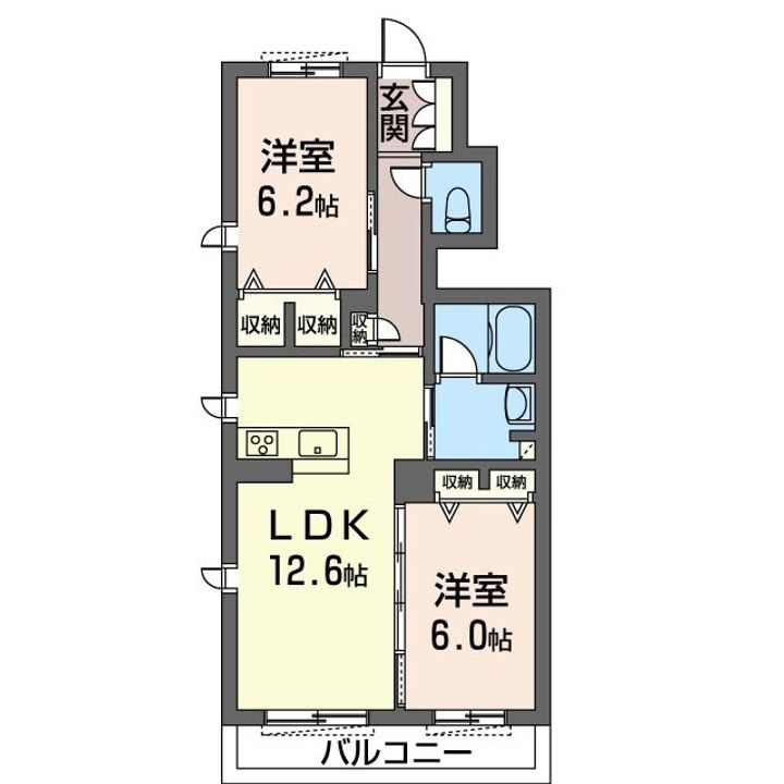 グランスールDの間取り