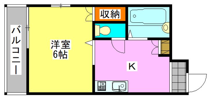 ローズパーク壱番館の間取り
