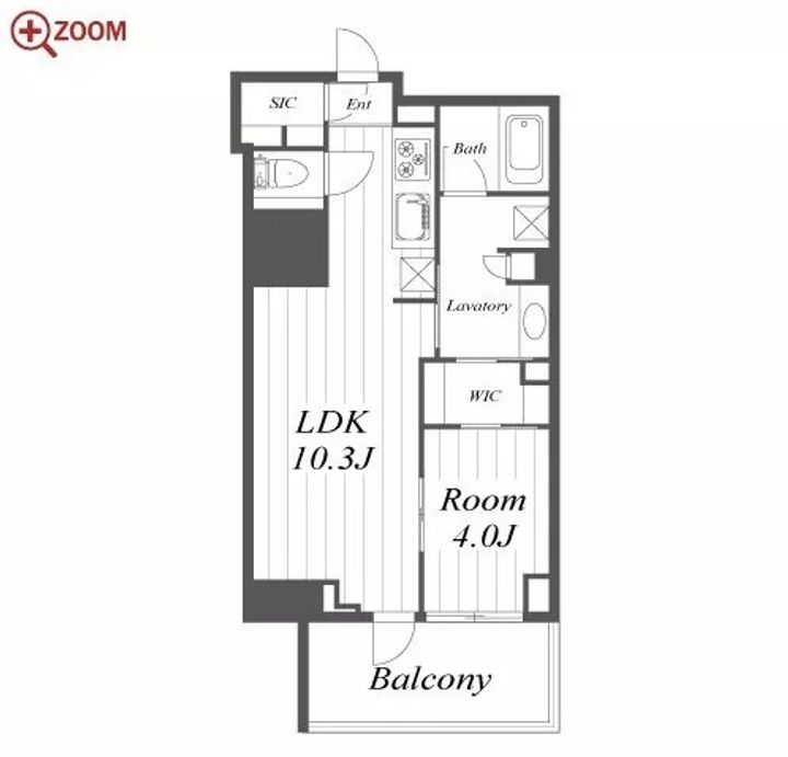 プラウド久屋大通の間取り