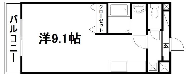 静岡県浜松市中央区上島1(マンション)の賃貸物件の間取り