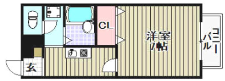 大阪府高石市取石4(アパート)の賃貸物件の間取り