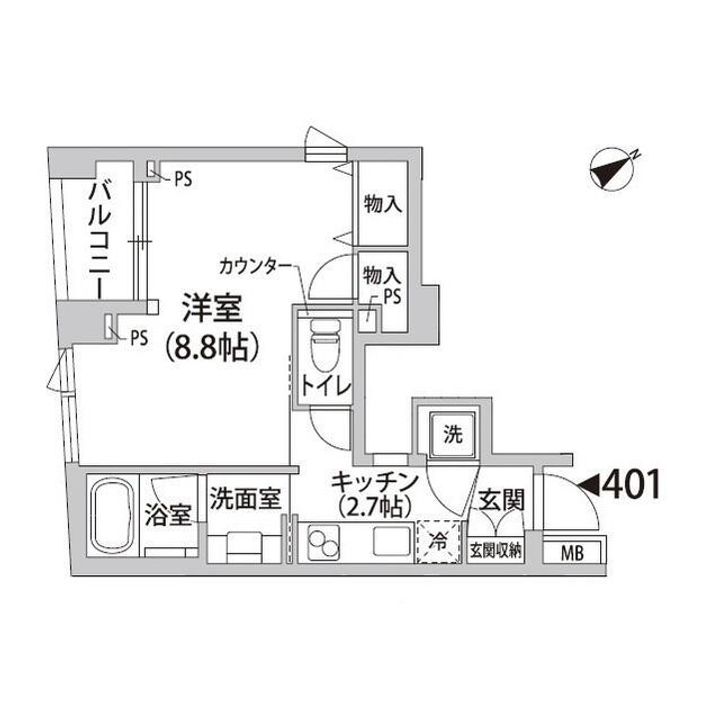 コニファー二子玉川の間取り