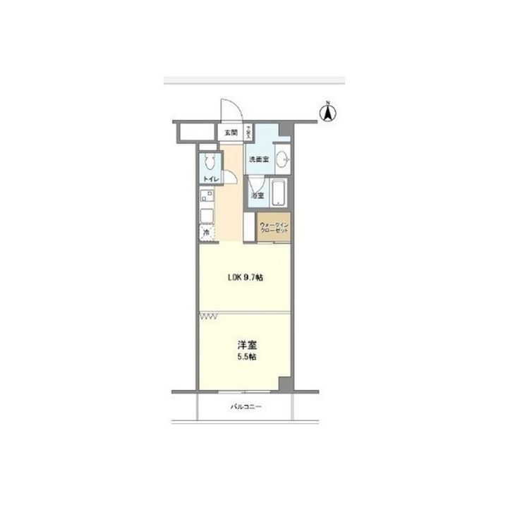 東京都港区三田1(マンション)の賃貸物件の間取り
