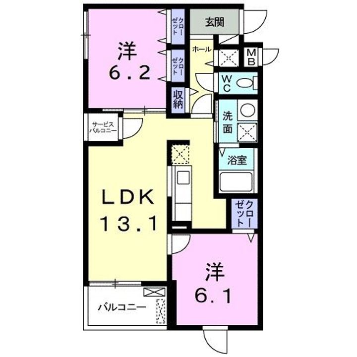 エムロードの間取り