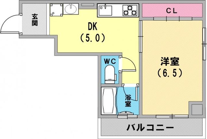 田中マンションの間取り
