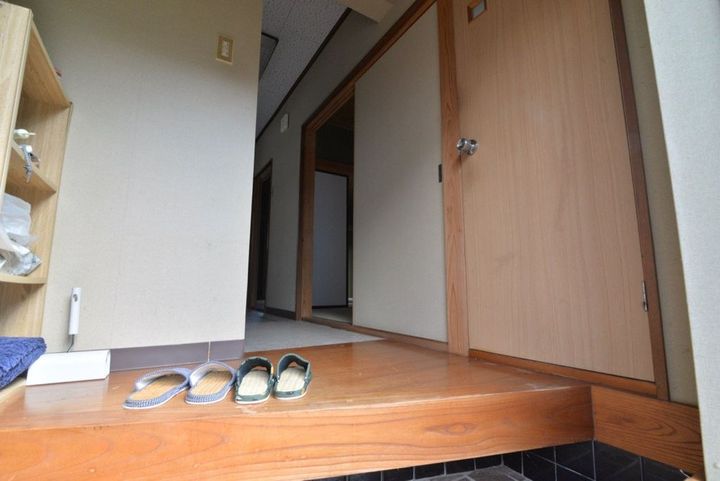 茨城県水戸市元吉田町(一戸建)の賃貸物件の玄関