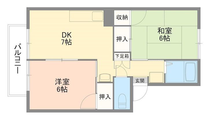 コーポセレクトBの間取り