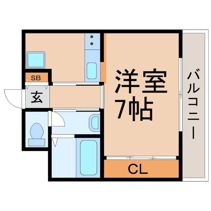 兵庫県尼崎市武庫之荘西2(マンション)の賃貸物件の間取り