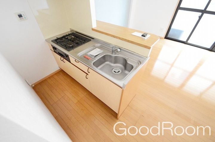 徳島県小松島市金磯町(マンション)の賃貸物件のキッチン
